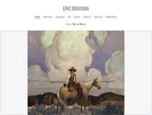 Tablet Screenshot of ericbowman.com